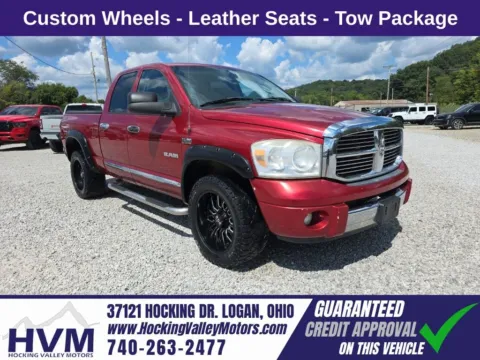 Red 2008 Dodge Ram 1500 Laramie for sale in Logan, OH