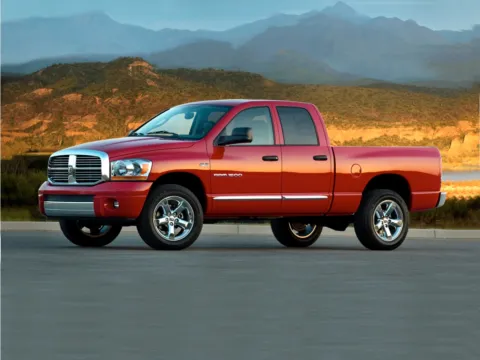 Red 2008 Dodge Ram 1500 Laramie for sale in Logan, OH