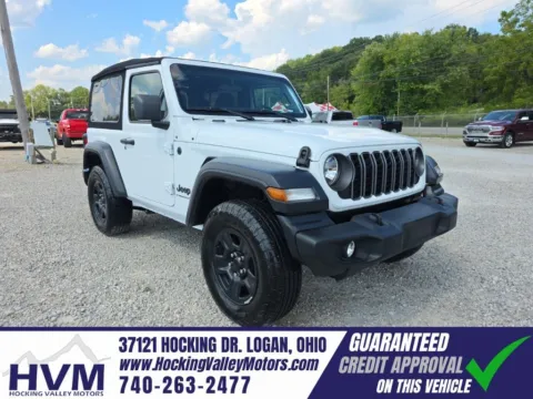 White 2024 Jeep Wrangler Sport for sale in Logan, OH