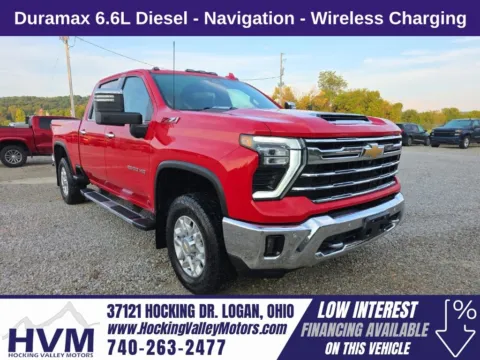 Red 2024 Chevrolet Silverado 2500 HD LTZ for sale in Logan, OH