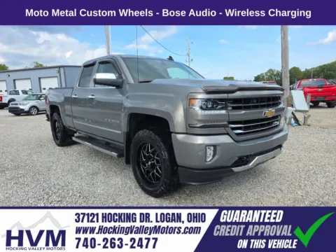 Gray 2017 Chevrolet Silverado 1500 LTZ for sale in Logan, OH