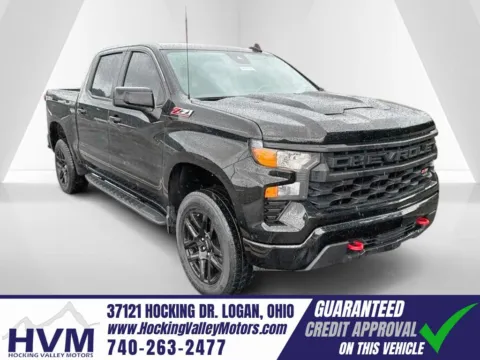 Black 2023 Chevrolet Silverado 1500 Custom Trail Boss for sale in Logan, OH