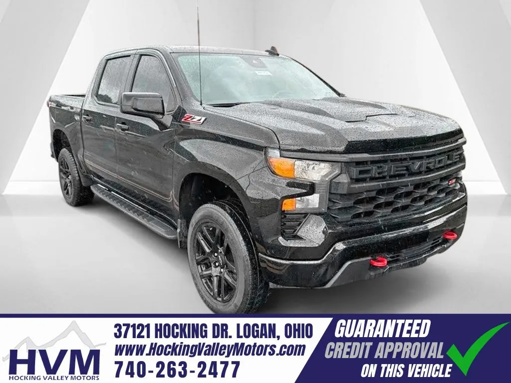 Black 2023 Chevrolet Silverado 1500 Custom Trail Boss for sale in Logan, OH