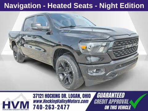 Black 2023 Ram 1500 Big Horn/Lone Star for sale in Logan, OH