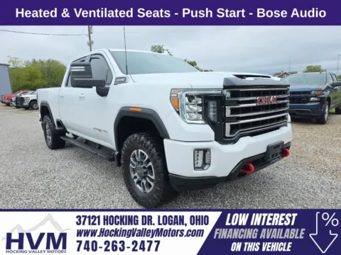 White 2021 GMC Sierra 2500 HD AT4 for sale in Logan, OH