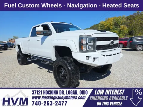 White 2017 Chevrolet Silverado 3500 HD LT for sale in Logan, OH