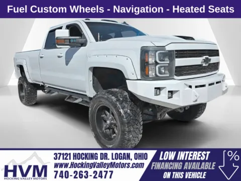 White 2017 Chevrolet Silverado 3500 HD LT for sale in Logan, OH