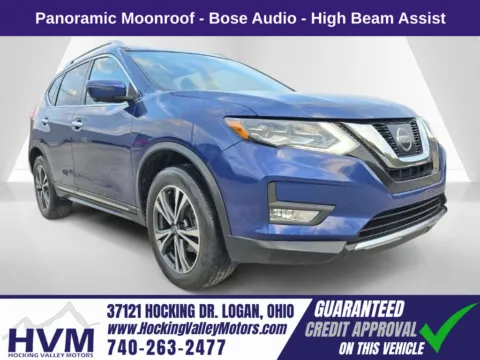 Blue 2017 Nissan Rogue SL for sale in Logan, OH
