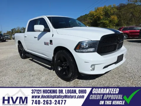 White 2018 Ram 1500 Night for sale in Logan, OH