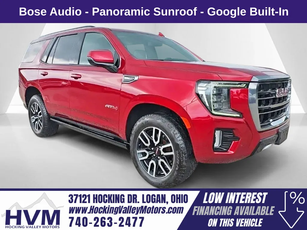 Red 2023 GMC Yukon AT4 for sale in Logan, OH