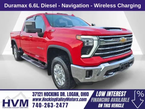 Red 2024 Chevrolet Silverado 2500 HD LTZ for sale in Logan, OH