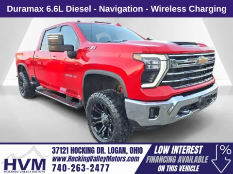 Red 2024 Chevrolet Silverado 2500 HD LTZ for sale in Logan, OH