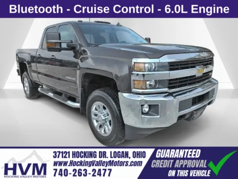 Gray 2016 Chevrolet Silverado 2500 HD LT for sale in Logan, OH