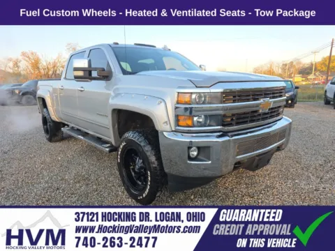 Silver 2015 Chevrolet Silverado 2500 HD LTZ for sale in Logan, OH