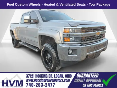 Silver 2015 Chevrolet Silverado 2500 HD LTZ for sale in Logan, OH