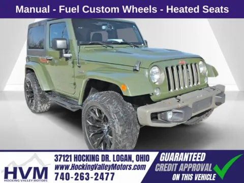 Green 2016 Jeep Wrangler Sahara for sale in Logan, OH