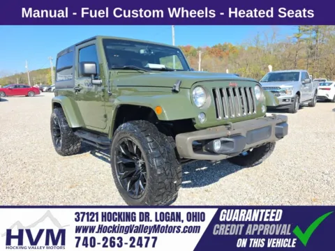 Green 2016 Jeep Wrangler Sahara for sale in Logan, OH