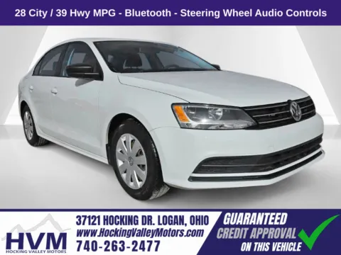 White 2016 Volkswagen Jetta 1.4T S for sale in Logan, OH