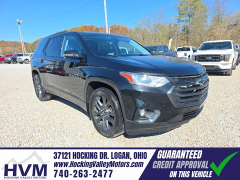 Black 2020 Chevrolet Traverse RS for sale in Logan, OH