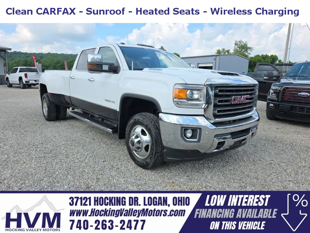 White 2019 GMC Sierra 3500HD SLT for sale in Logan, OH