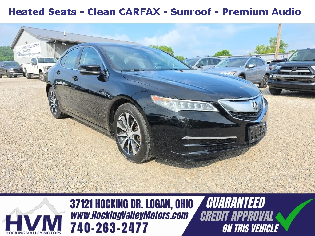 Black 2016 Acura TLX for sale in Logan, OH
