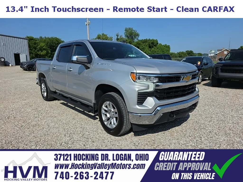 Silver 2022 Chevrolet Silverado 1500 LT for sale in Logan, OH