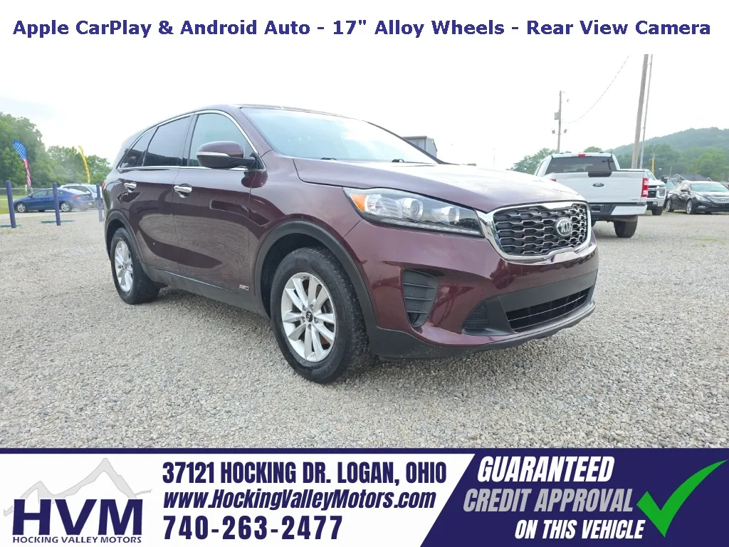 Red 2019 Kia Sorento LX for sale in Logan, OH