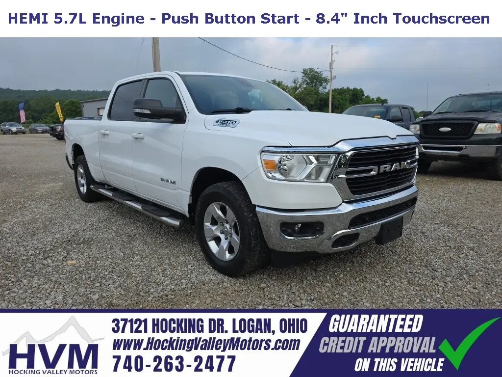 White 2021 Ram 1500 Big Horn/Lone Star for sale in Logan, OH