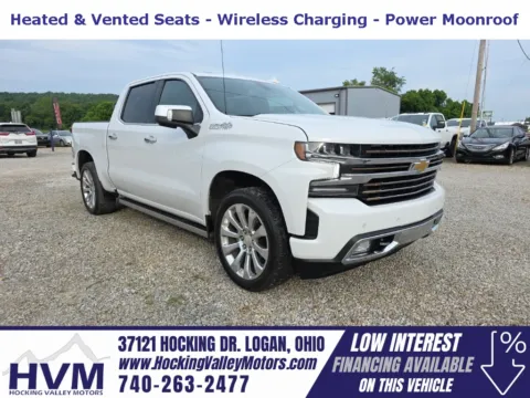 White 2021 Chevrolet Silverado 1500 High Country for sale in Logan, OH