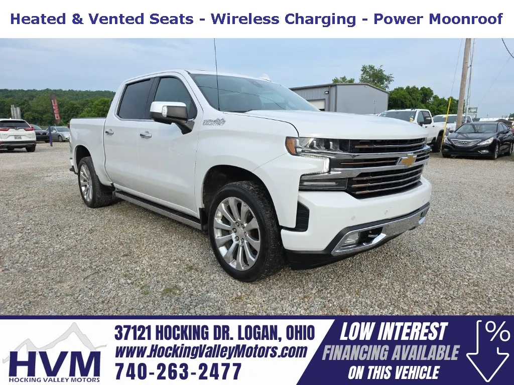 White 2021 Chevrolet Silverado 1500 High Country for sale in Logan, OH