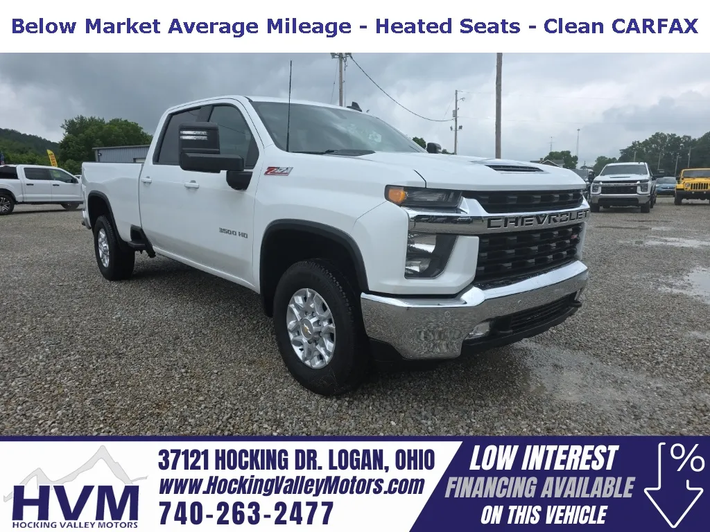 White 2021 Chevrolet Silverado 3500HD LT for sale in Logan, OH