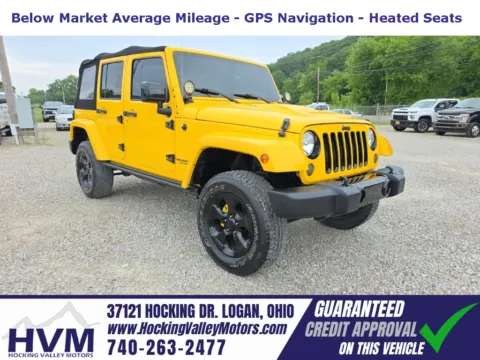 Yellow 2015 Jeep Wrangler for sale in Logan, OH