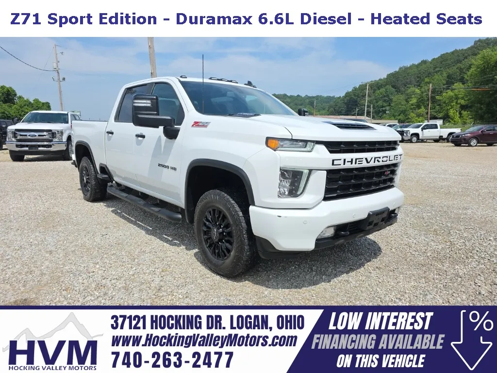 White 2022 Chevrolet Silverado 2500HD LT for sale in Logan, OH