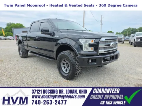 Black 2017 Ford F-150 Platinum for sale in Logan, OH