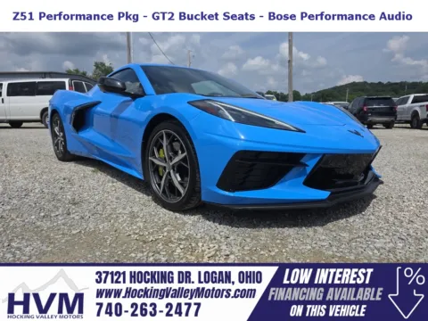 Blue 2020 Chevrolet Corvette Stingray for sale in Logan, OH