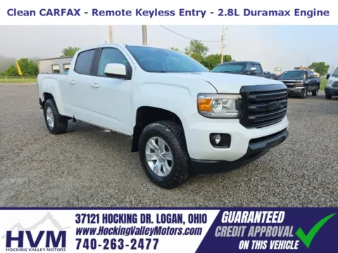 White 2017 GMC Canyon SLE1 for sale in Logan, OH