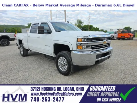 White 2016 Chevrolet Silverado 2500HD LT for sale in Logan, OH