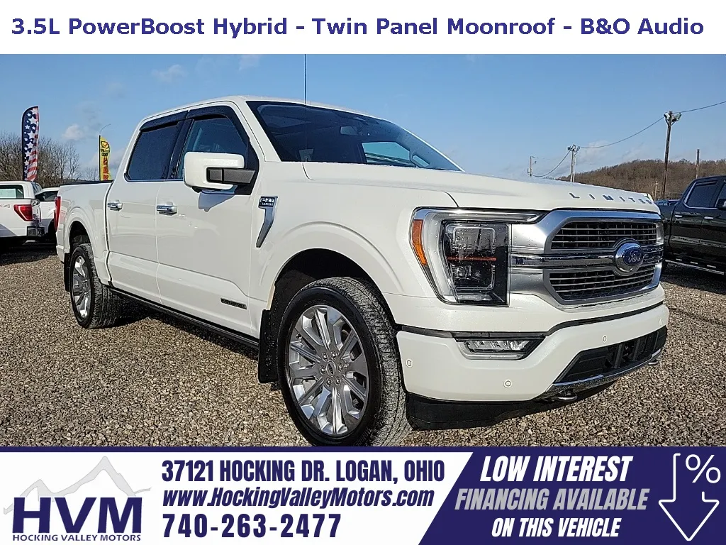 White 2021 Ford F-150 Limited for sale in Logan, OH