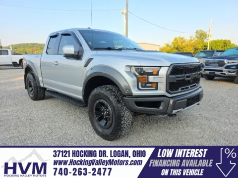 Silver 2018 Ford F-150 Raptor for sale in Logan, OH