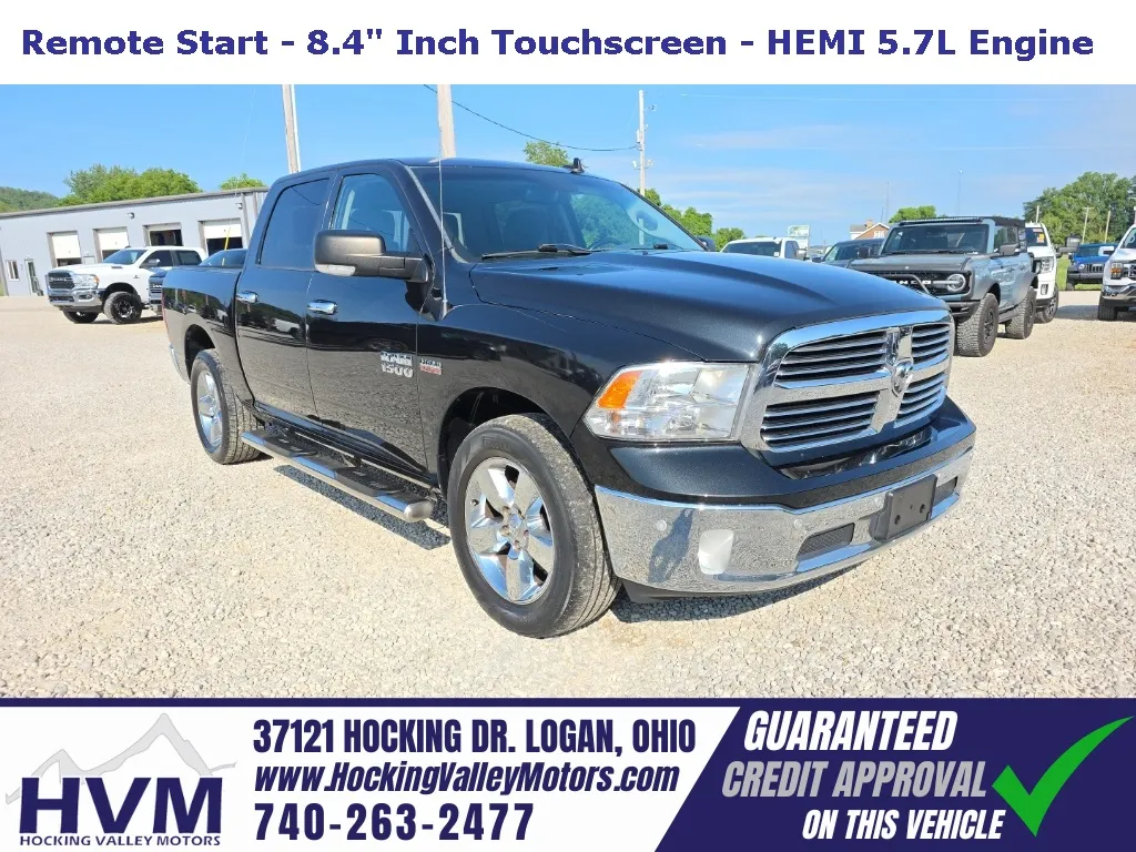 Black 2017 Ram 1500 Big Horn for sale in Logan, OH