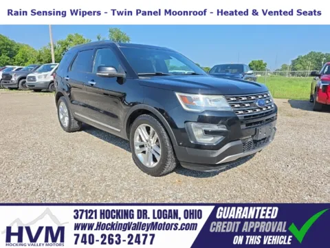 Black 2016 Ford Explorer Limited for sale in Logan, OH