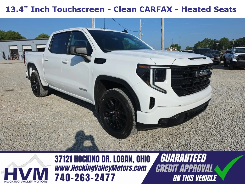 White 2023 GMC Sierra 1500 Elevation for sale in Logan, OH