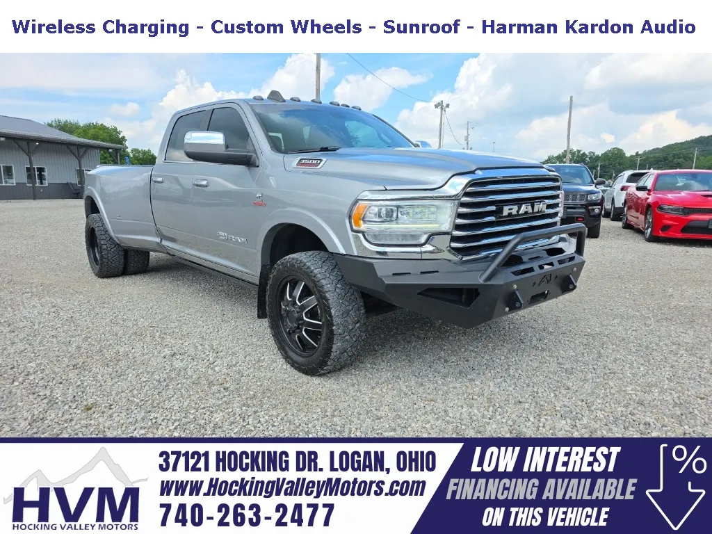 Silver 2020 Ram 3500 Laramie Longhorn for sale in Logan, OH