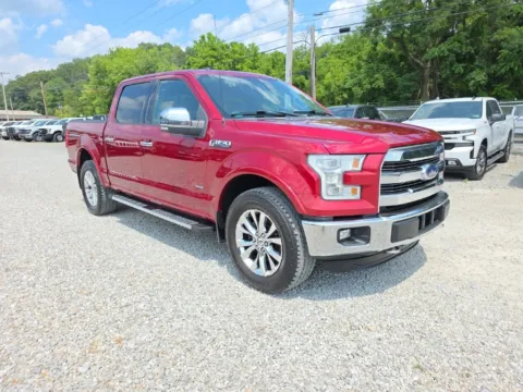 Red 2015 Ford F-150 Lariat for sale in Logan, OH