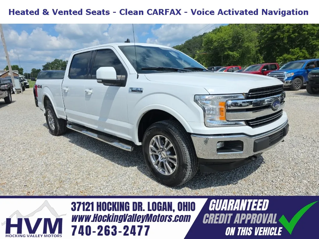 White 2020 Ford F-150 Lariat for sale in Logan, OH