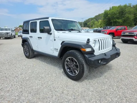 White 2020 Jeep Wrangler Unlimited Sport for sale in Logan, OH