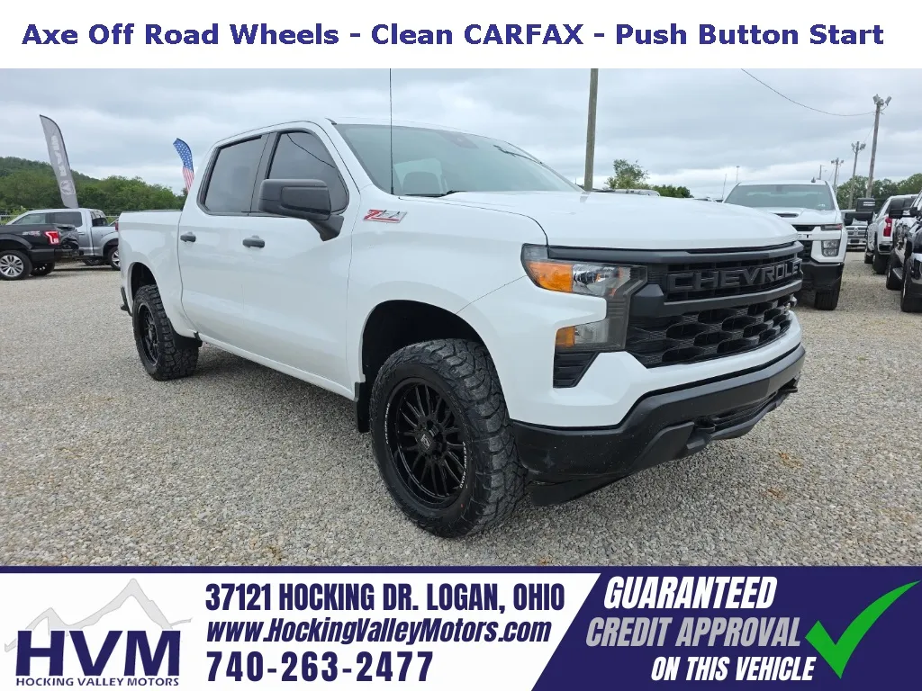 White 2023 Chevrolet Silverado 1500 WT for sale in Logan, OH