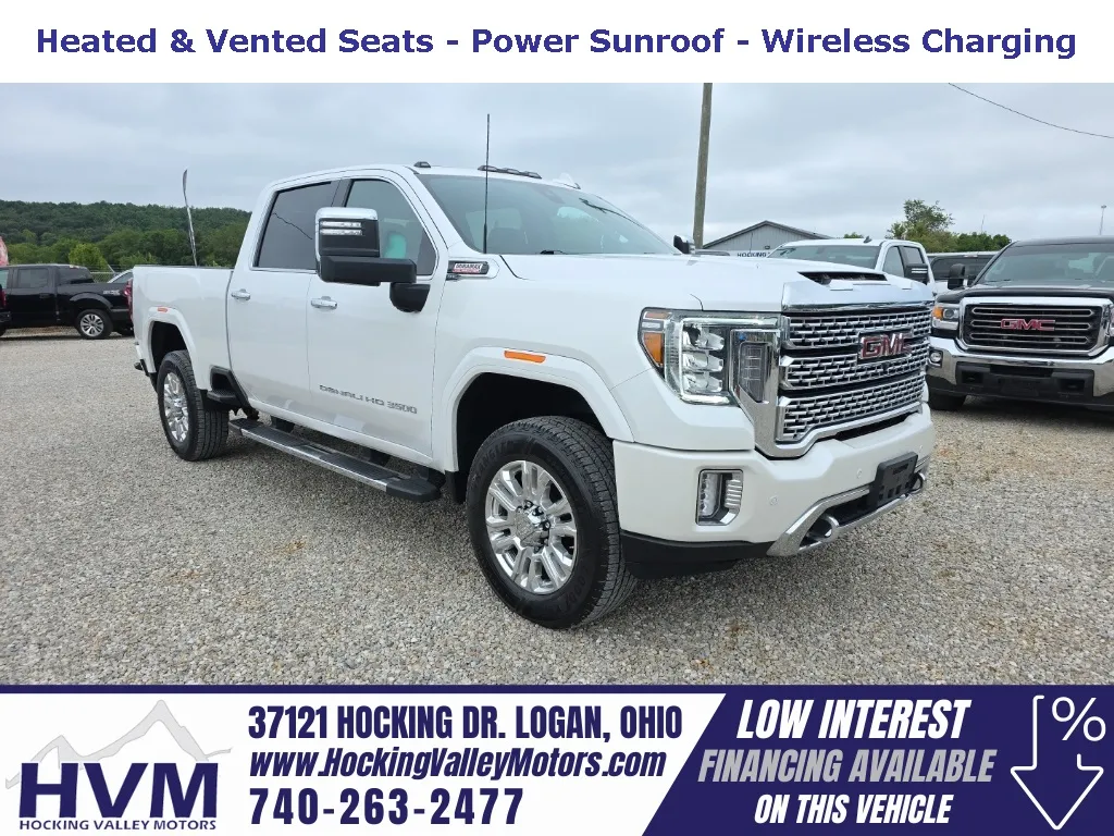 White 2023 GMC Sierra 3500HD Denali for sale in Logan, OH