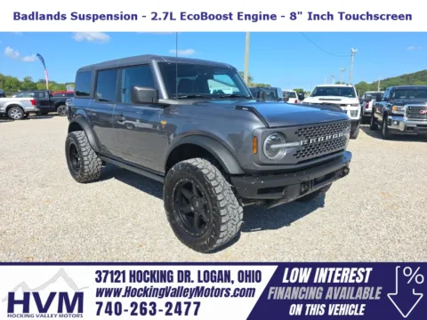 Gray 2022 Ford Bronco Badlands for sale in Logan, OH