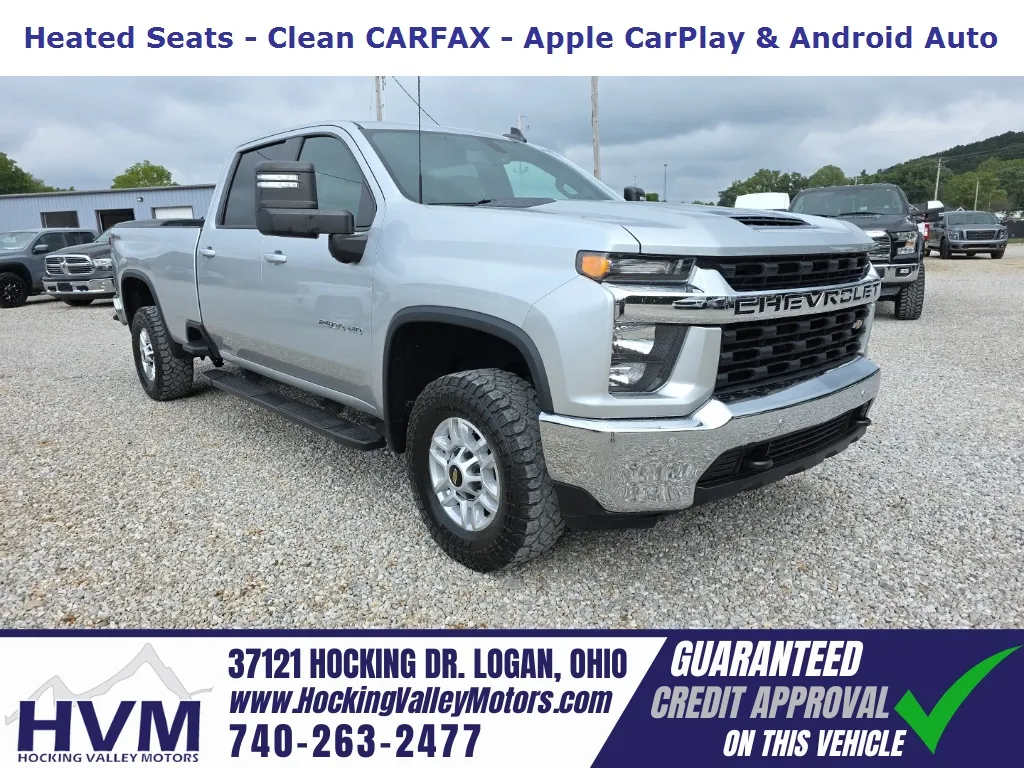 Silver 2020 Chevrolet Silverado 2500HD LT for sale in Logan, OH